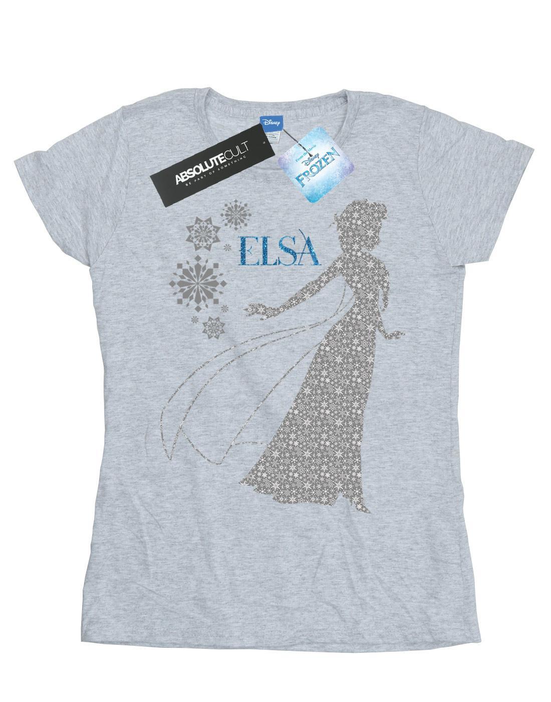 Disney  Frozen Elsa Christmas Silhouette TShirt 