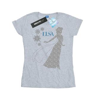 Disney  Tshirt FROZEN ELSA CHRISTMAS SILHOUETTE 