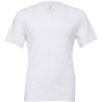 Canvas TShirt mit VAusschnitt, kurzärmlig