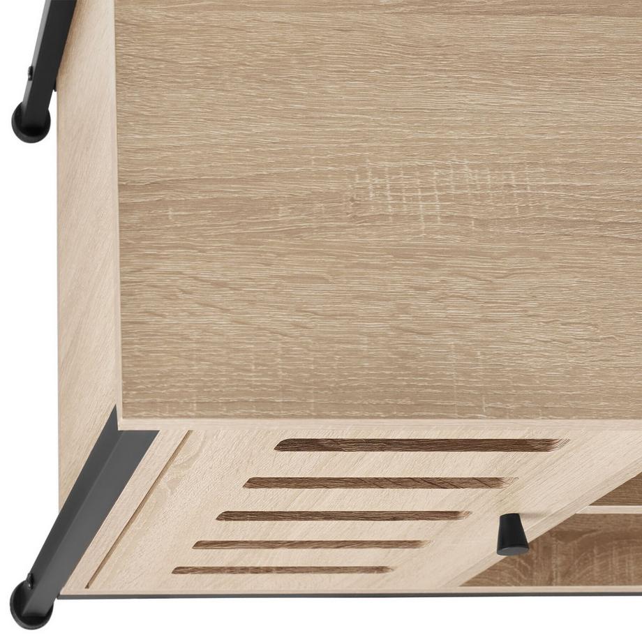 Tectake TV-Board Carlow Industrial Style Holz und Stahl  