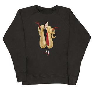101 Dalmatians Sweatshirt Graphique Classique Cruella De Vil  
