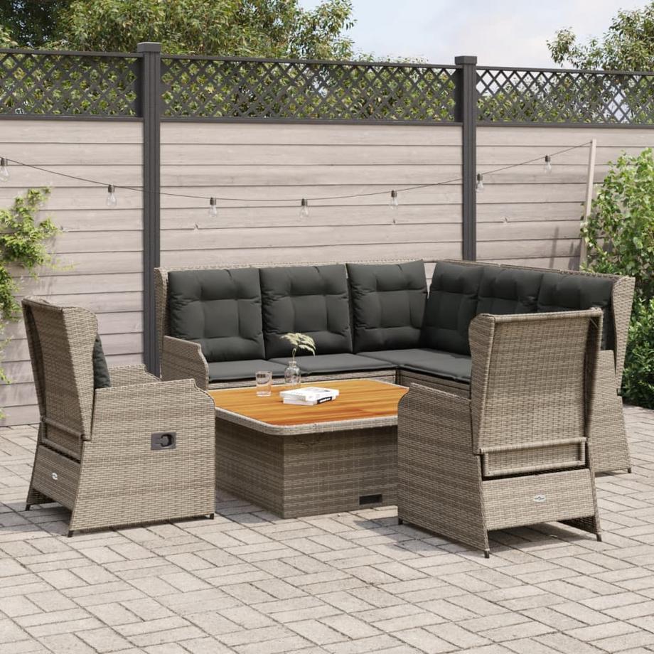 VidaXL Garten-lounge-set poly-rattan  