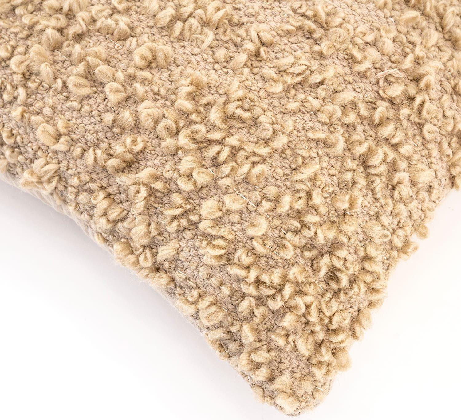 mutoni Boucle d'oreiller beige  