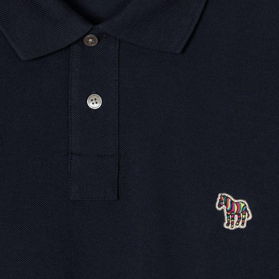 PAUL SMITH Maglietta Polo Manica Lunga Motivo Zebrato  