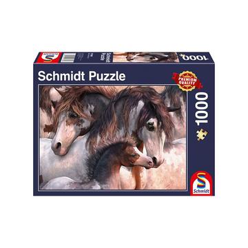 Puzzle Pinto-Herde (1000Teile)