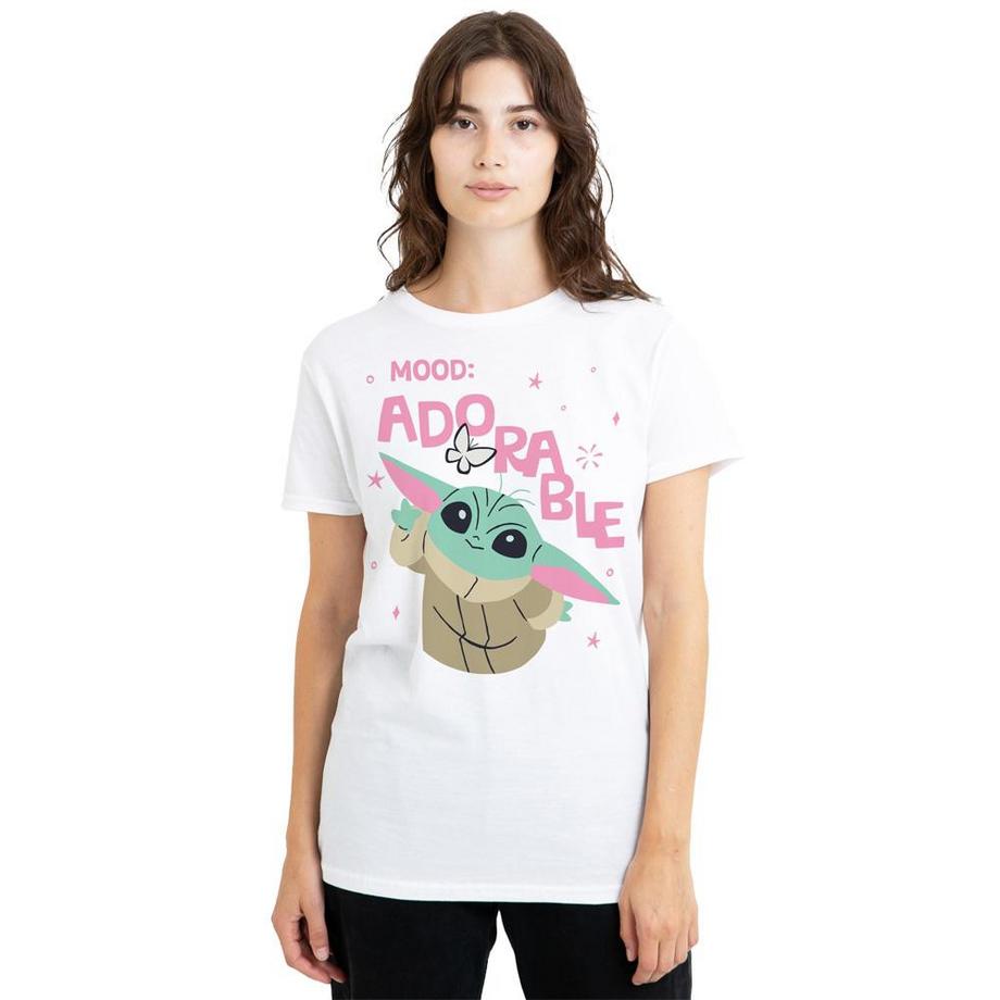 STAR WARS T-Shirt Motif Grogu Mood Adorable  
