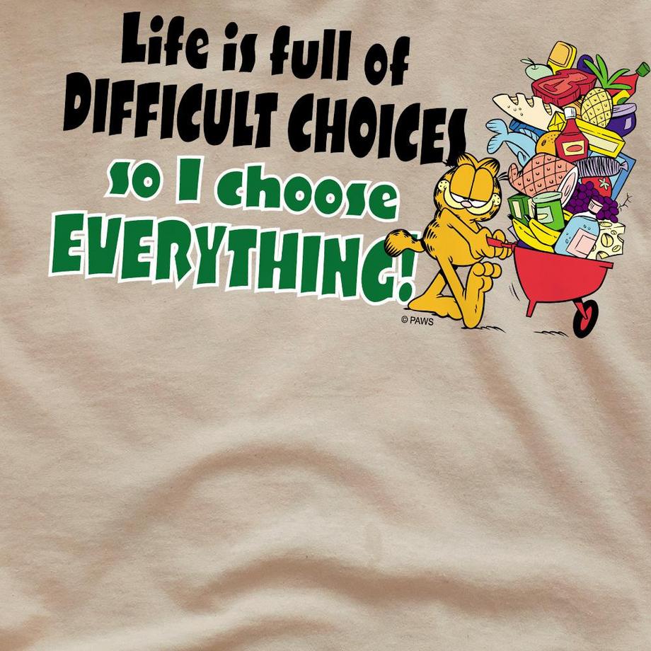 Garfield  Difficult Choices Maglietta 