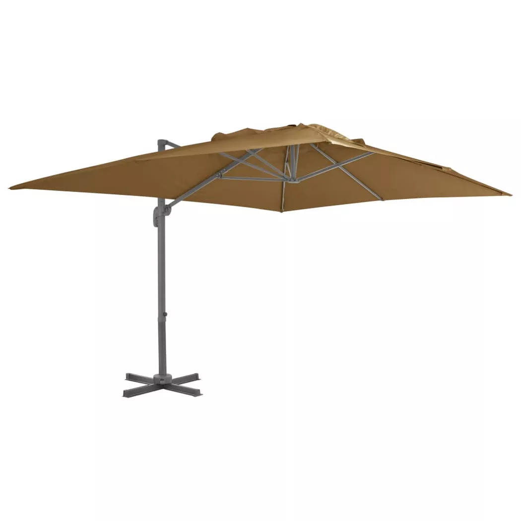 VidaXL - Freischwingender sonnenschirm, One Size, Beige