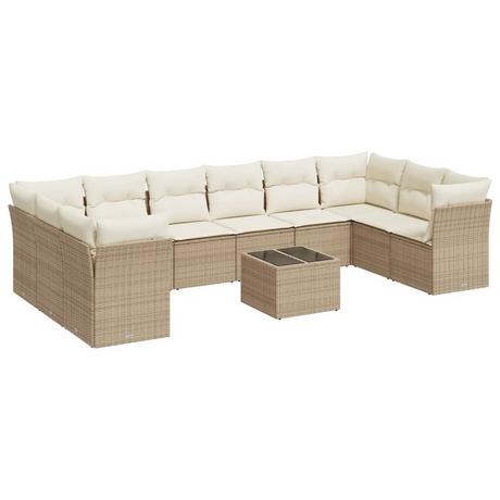 VidaXL Garten sofagarnitur poly-rattan  