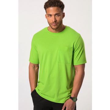 T-shirt con taschino, scollo a girocollo e mezze maniche, fino alla tg. 8XL