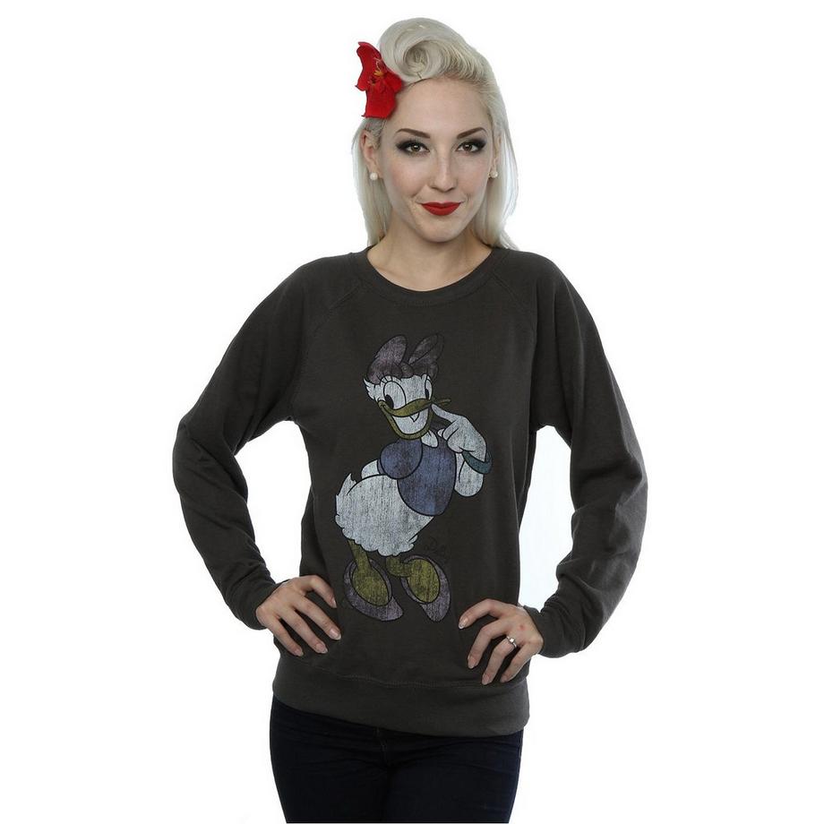 Disney Sweatshirt Classique Imprimé Daisy Duck  