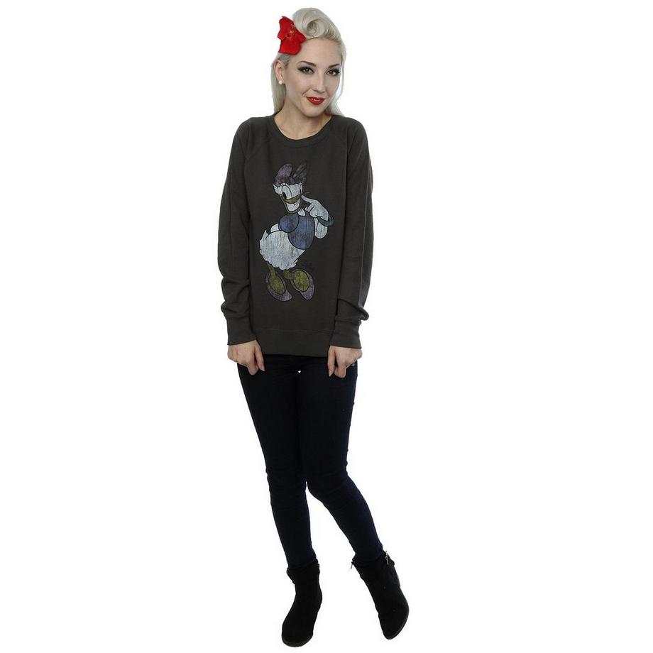 Disney Sweatshirt Classique Imprimé Daisy Duck  