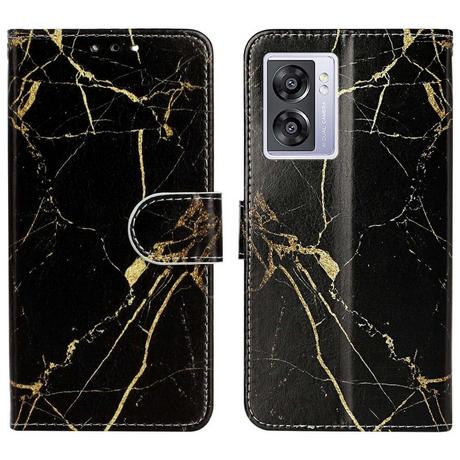 Cover-Discount  OPPO A57s - Coque cuir Marble 