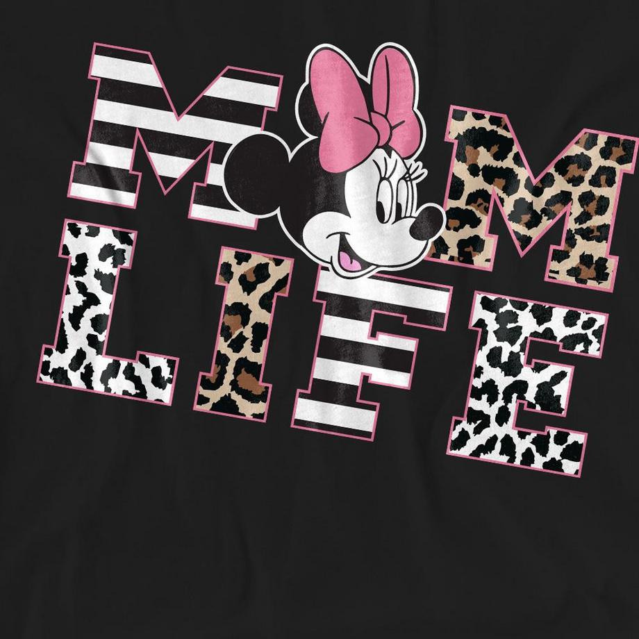 Minnie Mouse Mom Life T-Shirt Stampata  