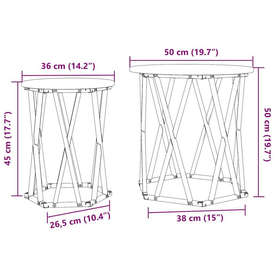 VidaXL Couchtisch holzwerkstoff  