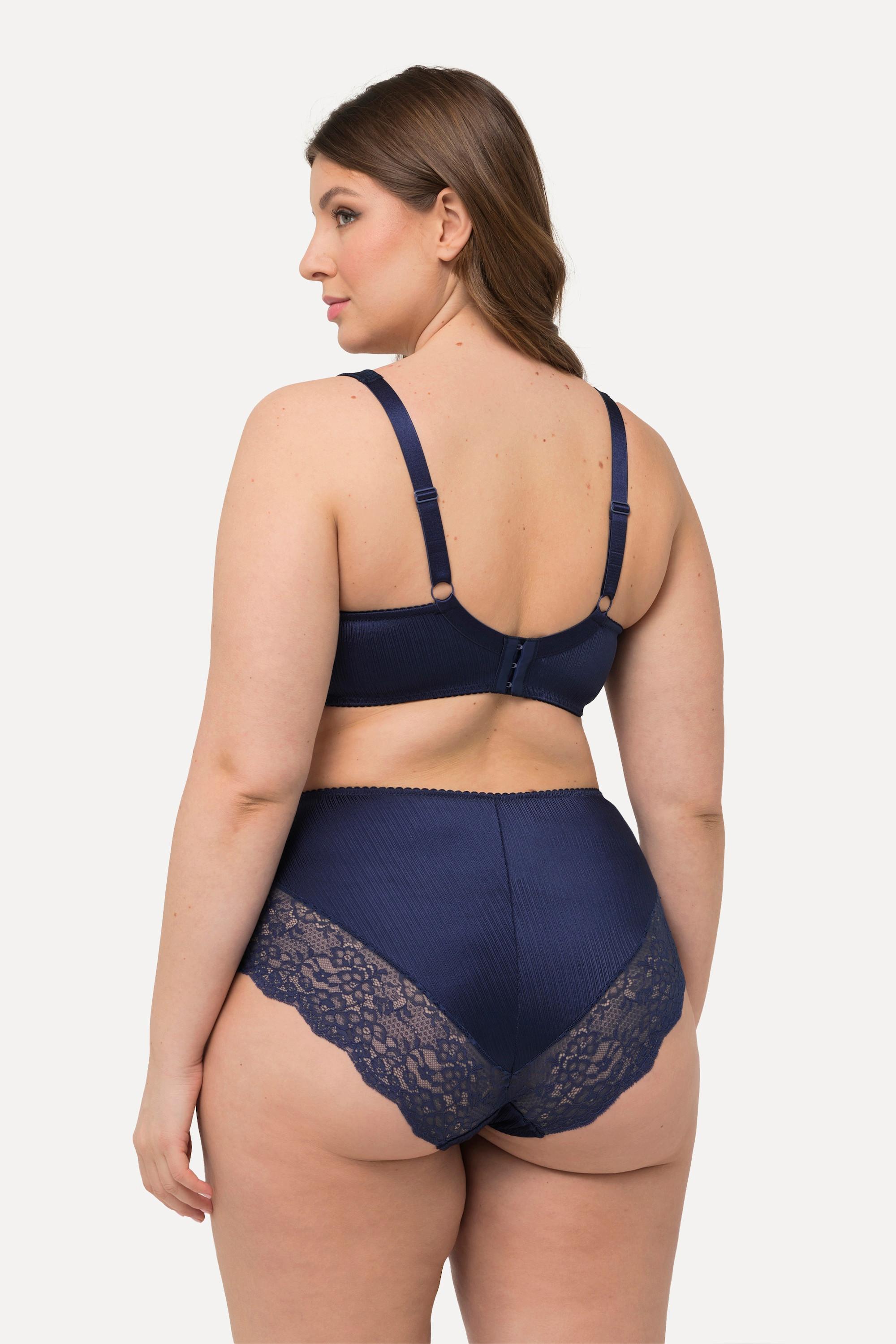 Ulla Popken Bügel-BH Softcups Satin Spitze  