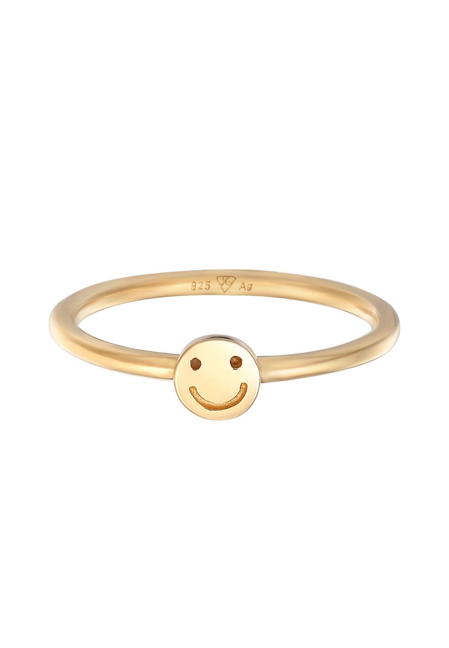 Elli  Ring Mit Smile Pinky Ring 