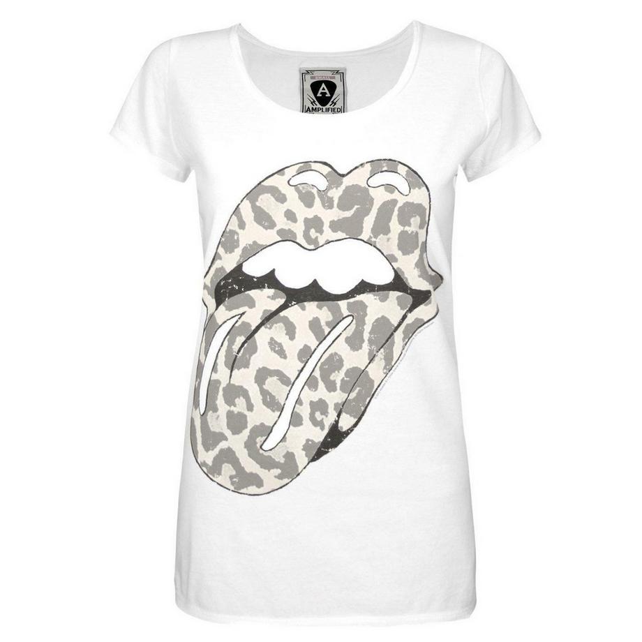 Leopard Lick TShirt Runder Auschnitt