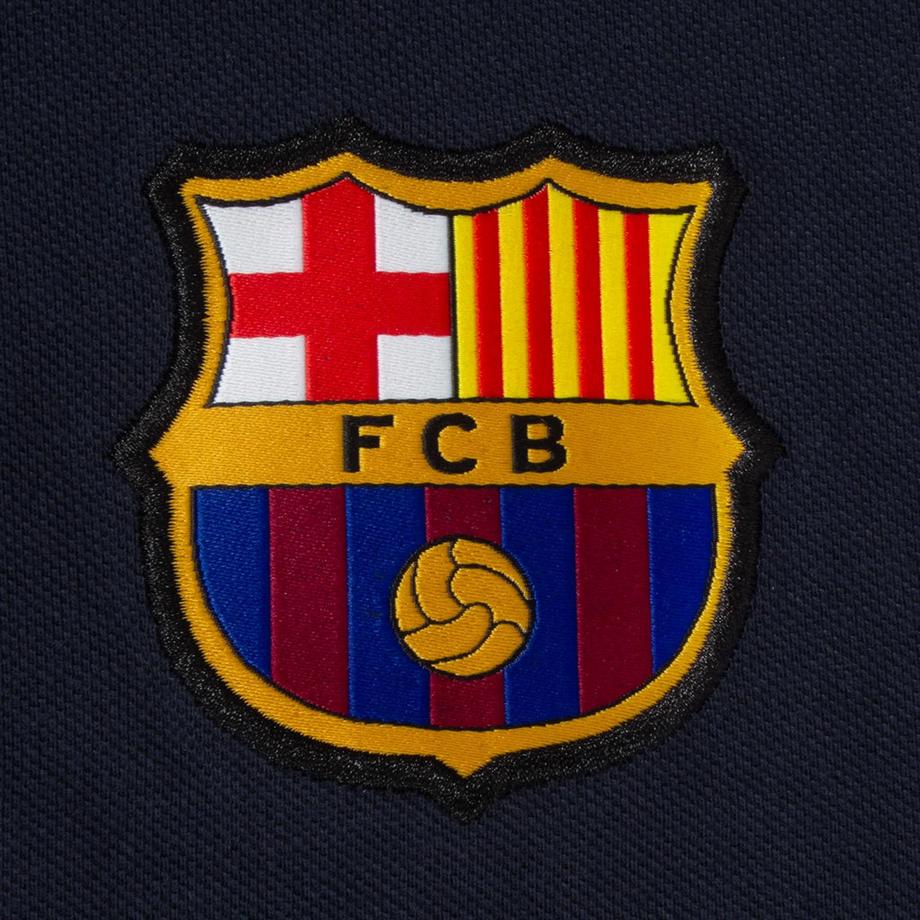 FC Barcelona Maglietta Polo con Stemma Ricamato  