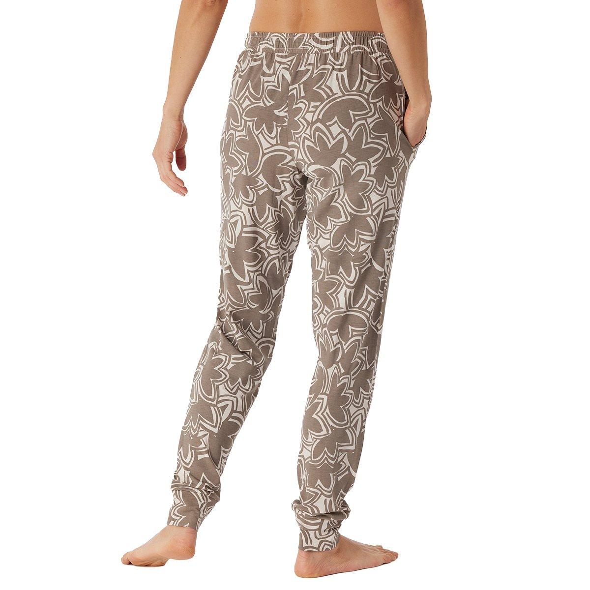 Schiesser Mix & Relax Pantaloni Pigiama Floreali  