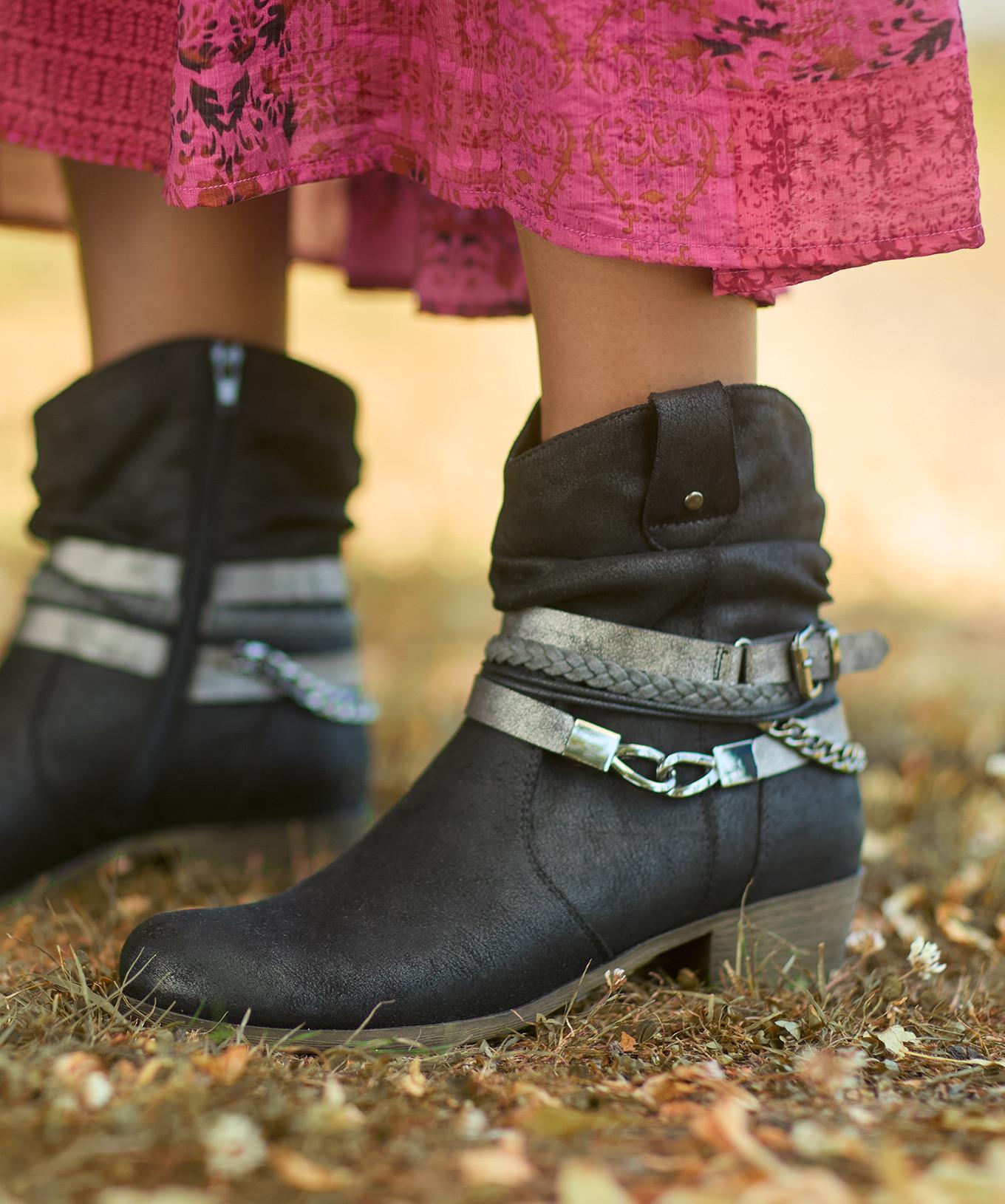 Joe Browns  Bottes ornées de corde peinte 