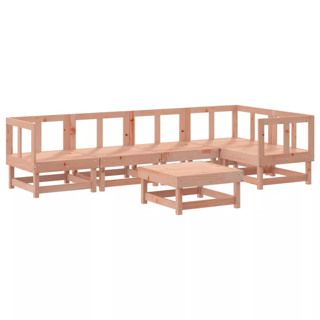 VidaXL - set salotto da giardino Legno di douglas, One Size, Marrone
