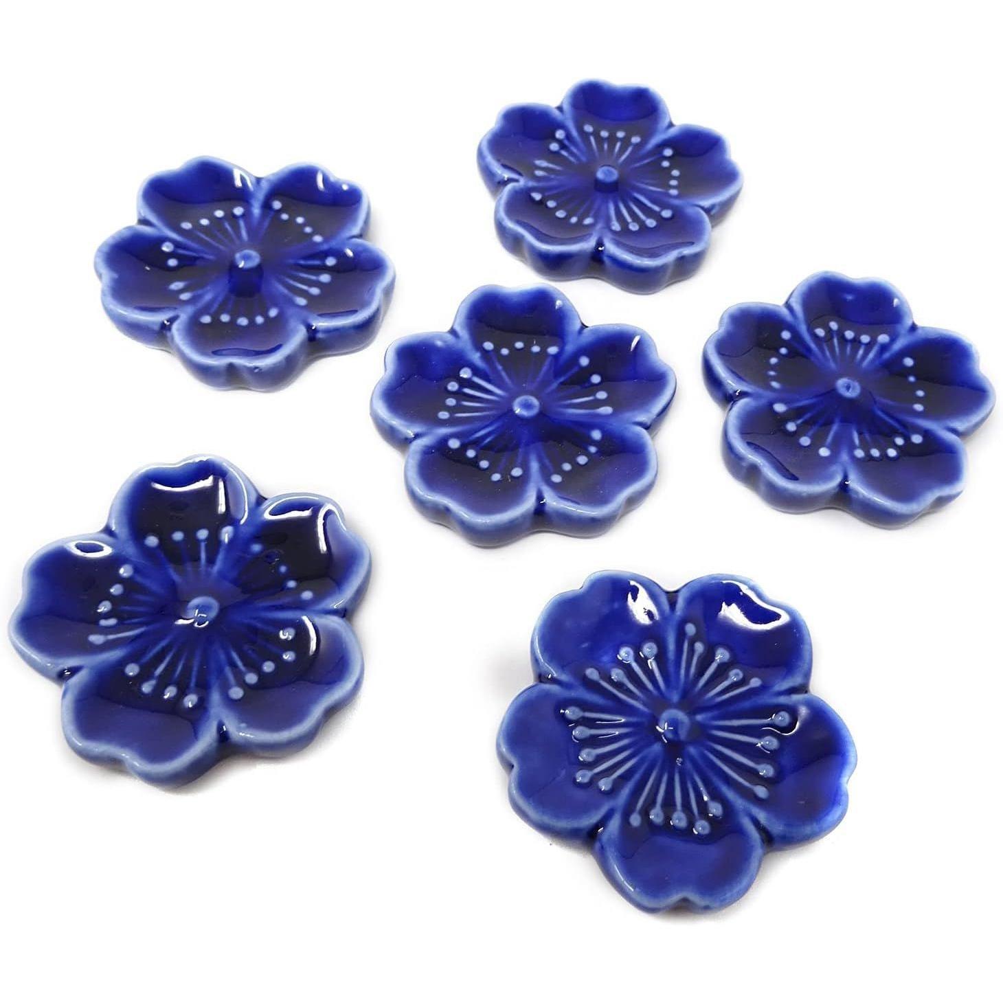 eStore Support à choppins en forme de fleur - bleu - 2 pcs  