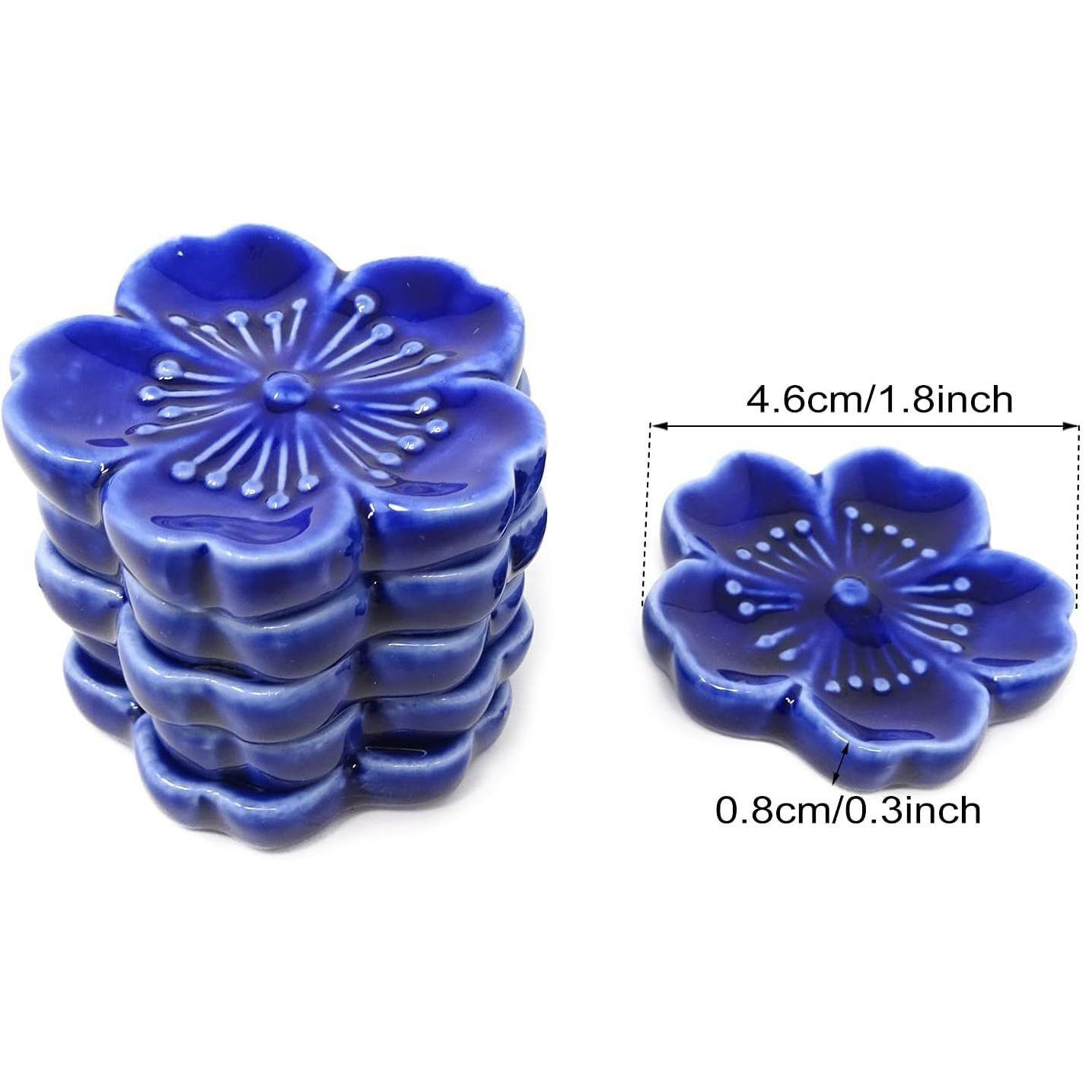 eStore Support à choppins en forme de fleur - bleu - 2 pcs  