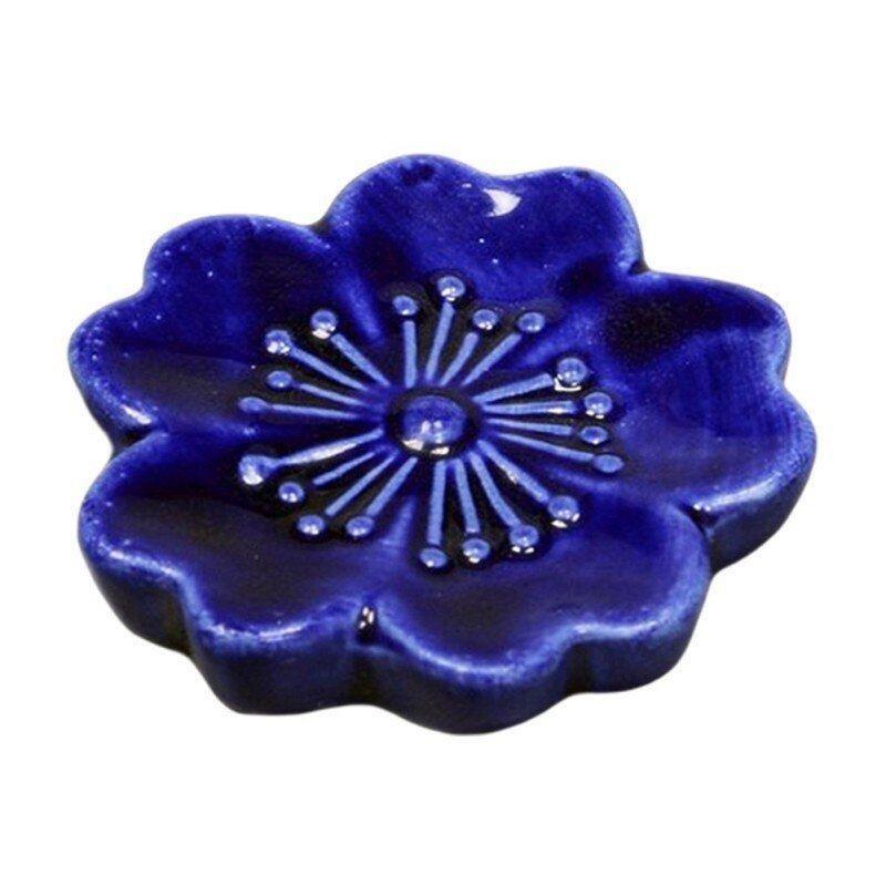 eStore Supporto per tagliere a forma di fiore - blu - 2 pz  