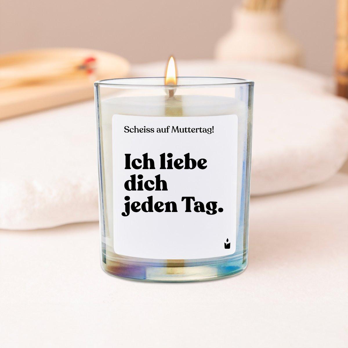 CandleHand Bougie Parfumée Flowery Ich liebe dich jeden Tag.  