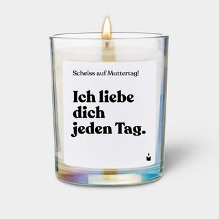 CandleHand Bougie Parfumée Flowery Ich liebe dich jeden Tag.  