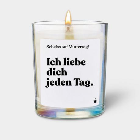 CandleHand Bougie Parfumée Flowery Ich liebe dich jeden Tag.  