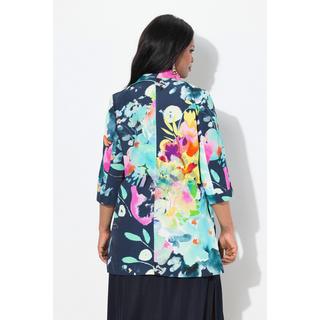 Ulla Popken Giacca Linea A Collo Revers Maniche Lunghe  