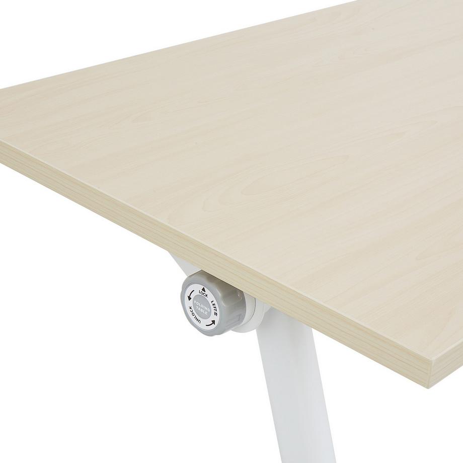 Beliani Zusammenklappbarer Schreibtisch aus Melaminbeschichtete Spanplatte (MFC)  BENDI  