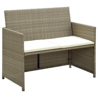 VidaXL Garten-sofagarnitur poly-rattan  