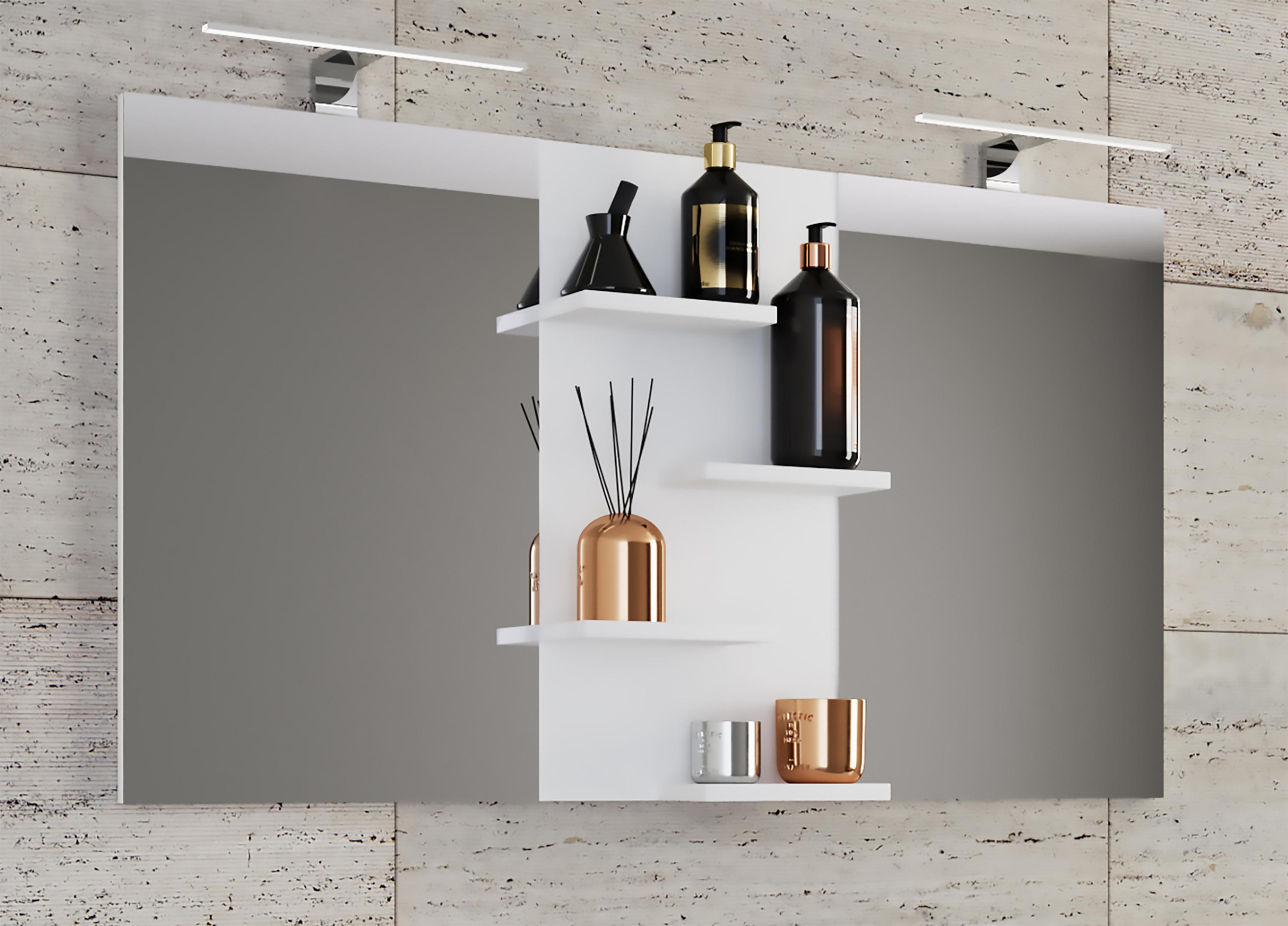 VCM Breiter Badspiegel Wandspiegel Hängespiegel Bad Spiegel Badezimmer Budasi Ablage  