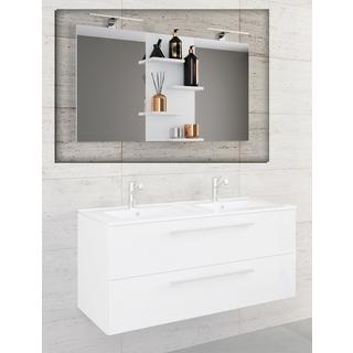 VCM Miroir de salle de bain large miroir mural miroir suspendu salle de bain miroir Budasi étagère  