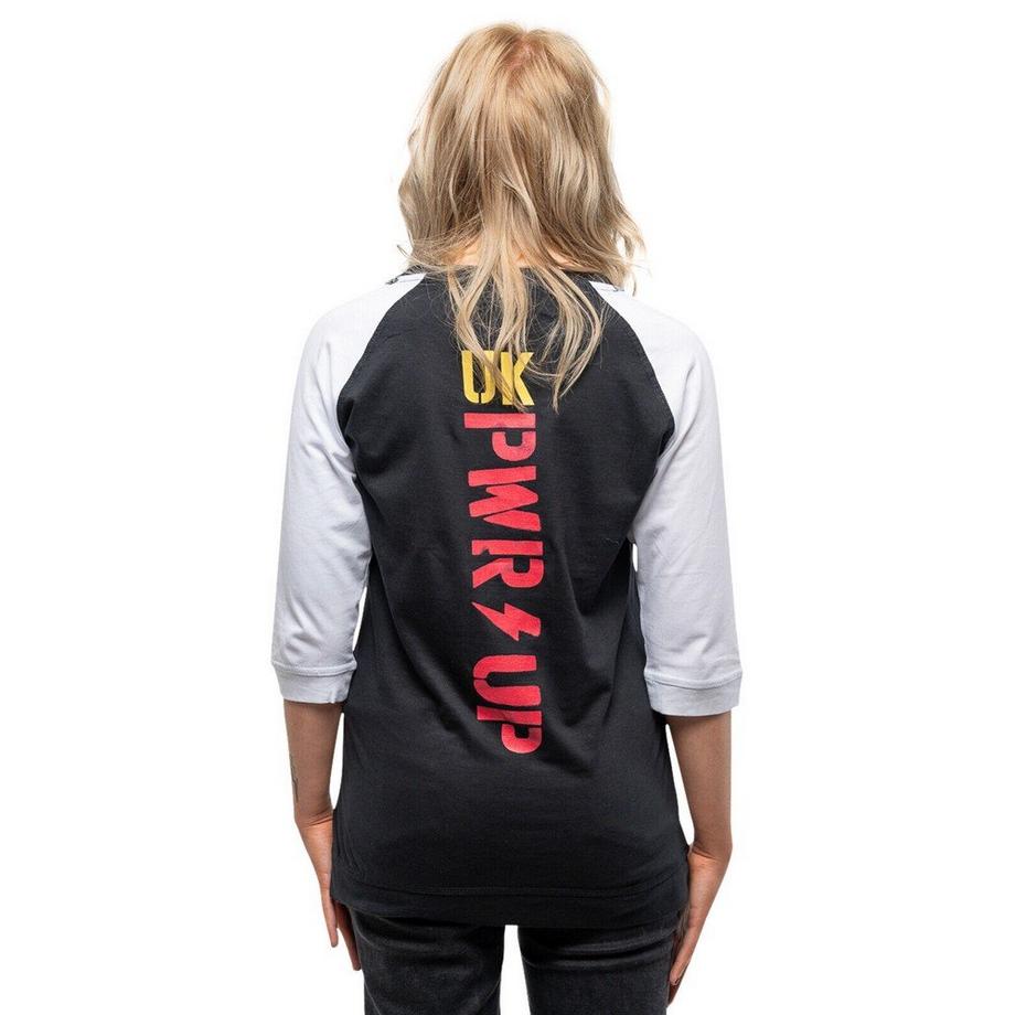 AC/DC ACDC PWRUP UK T-Shirt Maniche Raglan  