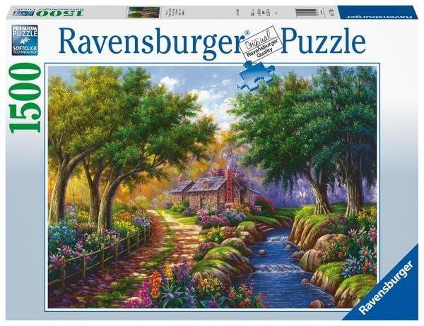 Ravensburger  Puzzle Ravensburger Cottage am Fluß 1500 Teile 