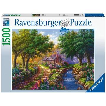 Puzzle Ravensburger Cottage am Fluß 1500 Teile
