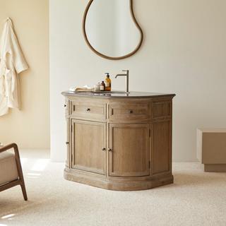 Tikamoon Badmöbel aus Eiche und Stein 110 cm Louise  