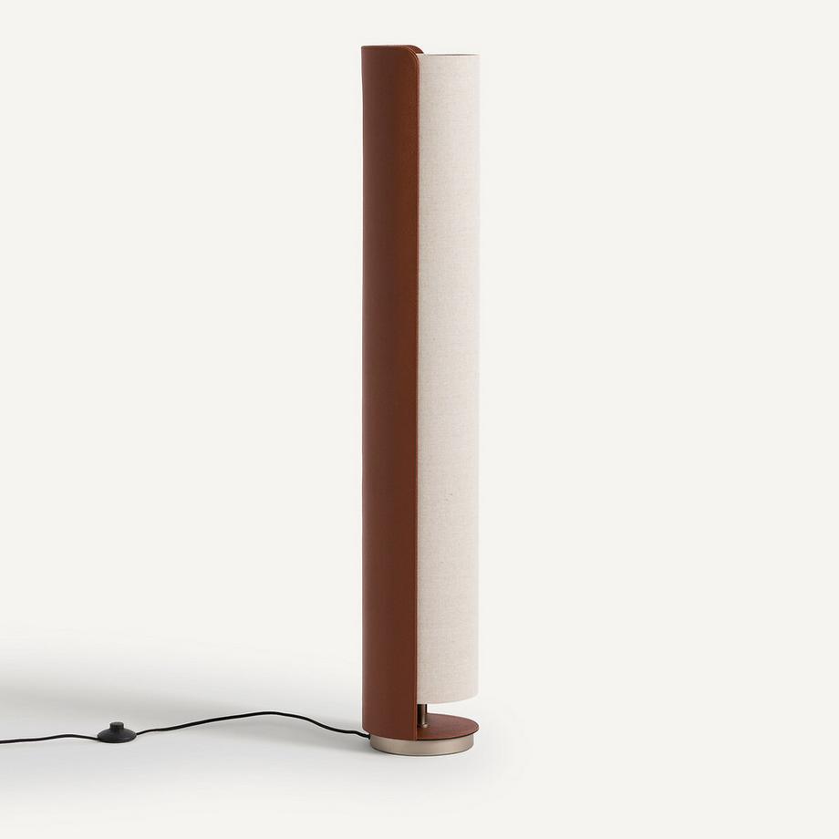 Lampadaire simili et lin