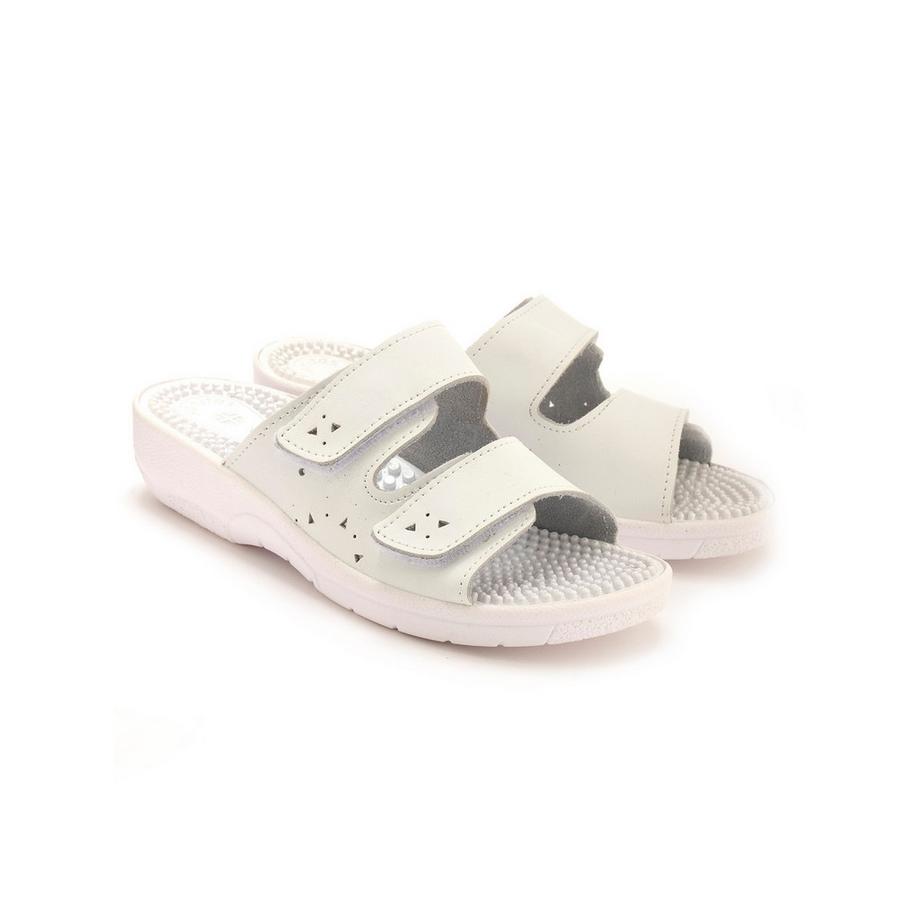 Pédiconfort Mules con Apertura Totale e Velcro  