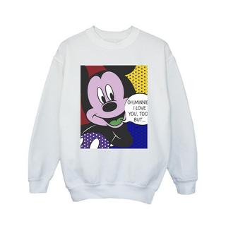 Disney  Mickey Mouse Oh Minnie Pop Art Sweatshirt 