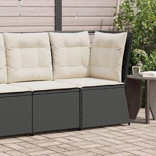 VidaXL Canapé de jardin rotin synthétique  