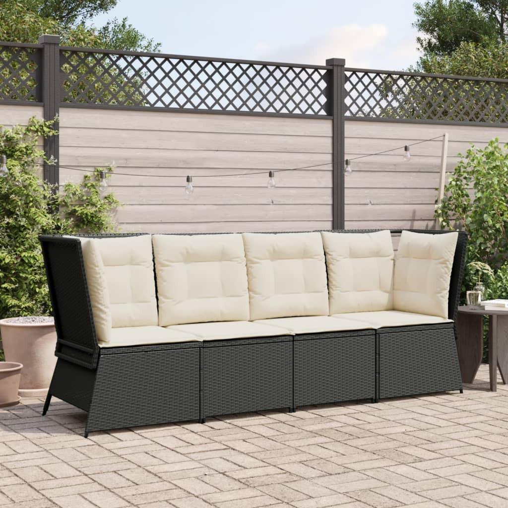 VidaXL Gartensofa poly-rattan  