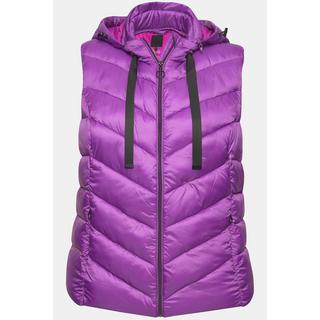 Ulla Popken  Gilet HYPRAR trapuntato e idrorepellente con cappuccio staccabile 