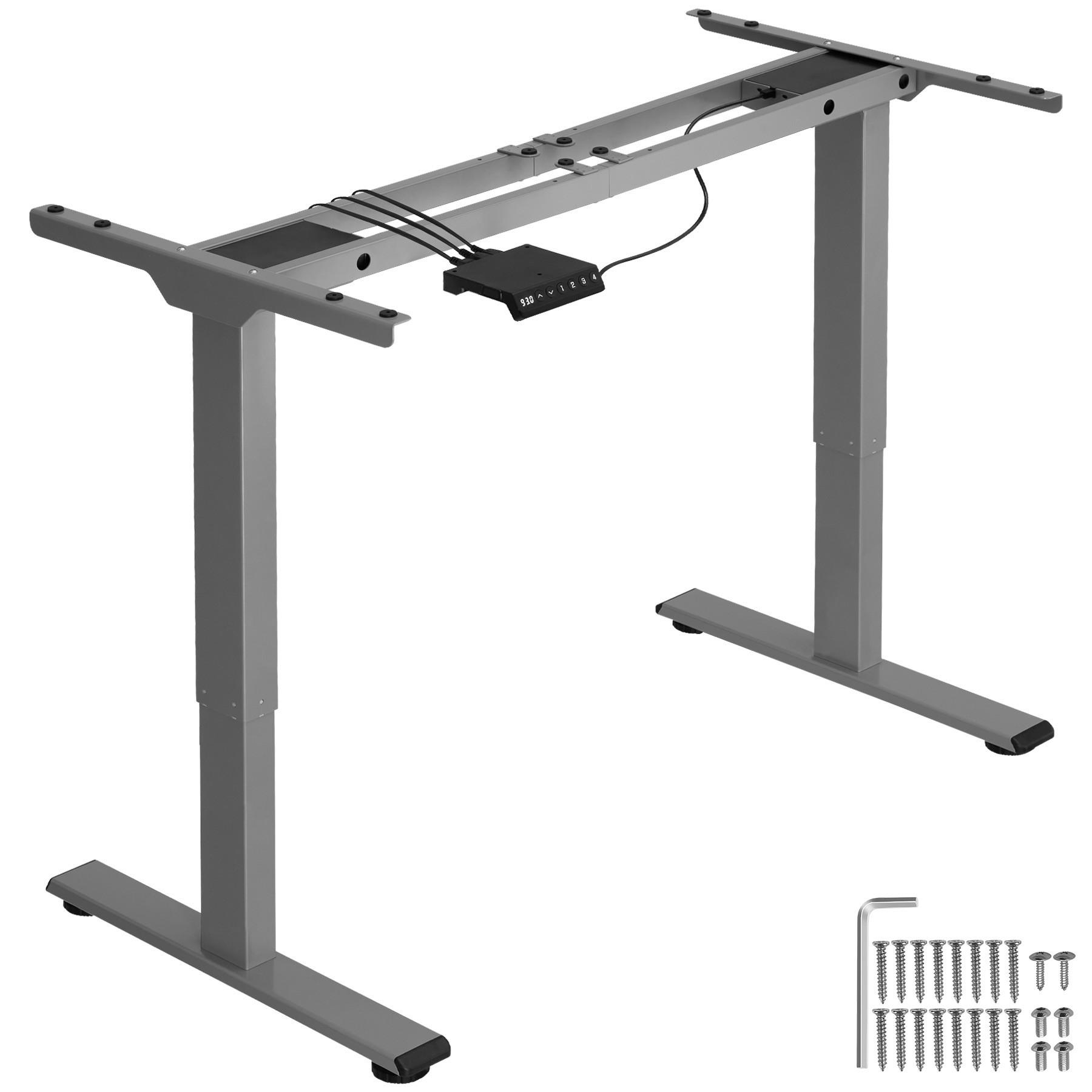 Tectake Tischgestell Melville höhenverstellbar 110-168x60x70-119cm  