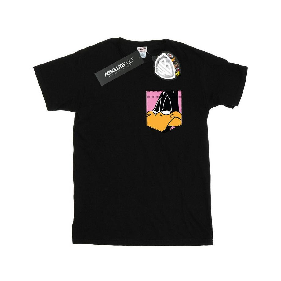 LOONEY TUNES Daffy Duck T-Shirt à Poche  