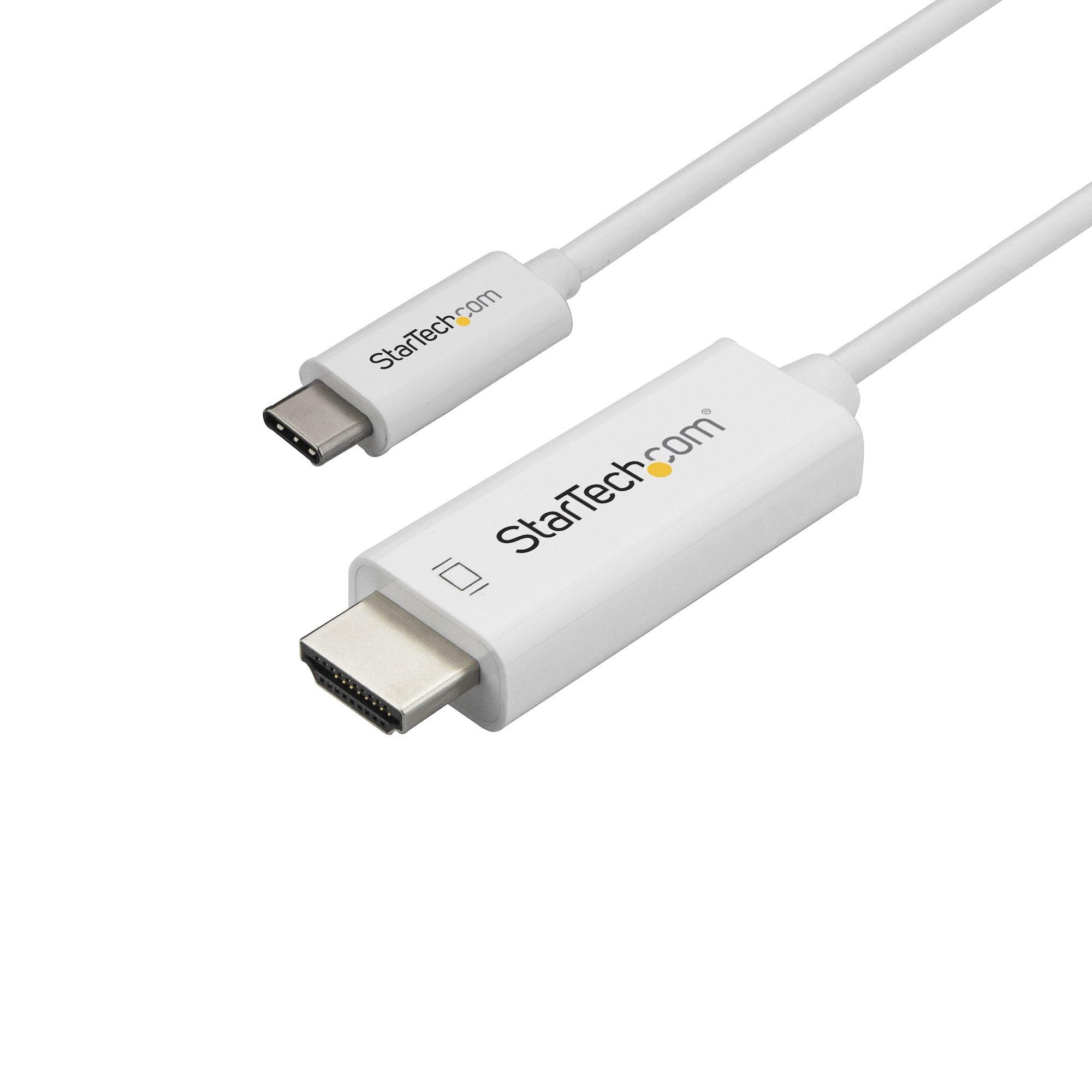 STARTECH.COM  StarTech.com 1m USB-C auf HDMI Kabel - 4K bei 60Hz - Weiß 
